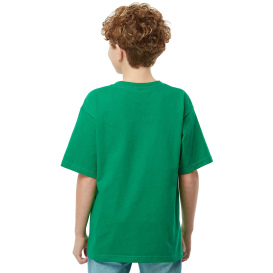 M&O 4850 Youth Gold Soft Touch T-Shirt - New Kelly Green