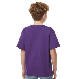 M&O 4850 Youth Gold Soft Touch T-Shirt - Purple