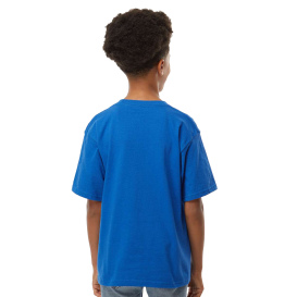 M&O 4850 Youth Gold Soft Touch T-Shirt - Royal
