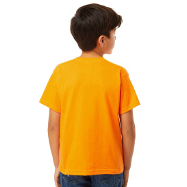 M&O 4850 Youth Gold Soft Touch T-Shirt - Safety Orange