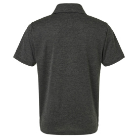 AllPro 4HM00 Performance Melange Polo - Black Melange
