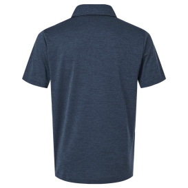 AllPro 4HM00 Performance Melange Polo - Navy Melange