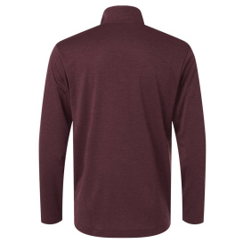 AllPro 4HM700 Performance Melange Quarter-Zip Pullover - Maroon Melange