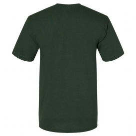 Bayside 5040 USA-Made 100% Cotton Short Sleeve T-Shirt - Hunter Green