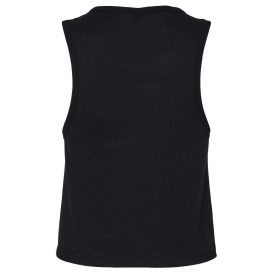 Next Level 5083 Women\'s Festival Crop Tank - Black