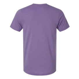 Tultex 602CVC Combed CVC T-Shirt - Heather Deep Purple