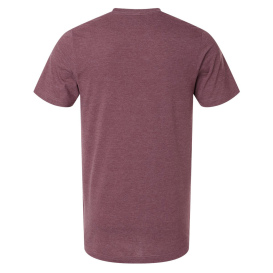 Tultex 602CVC Combed CVC T-Shirt - Heather Maroon