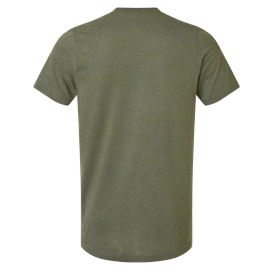 Tultex 602CVC Combed CVC T-Shirt - Heather Military Green