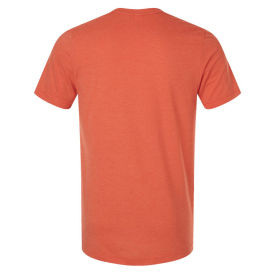 Tultex 602CVC Combed CVC T-Shirt - Heather Orange