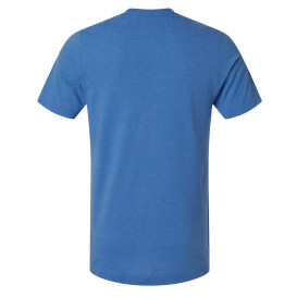 Tultex 602CVC Combed CVC T-Shirt - Heather Royal