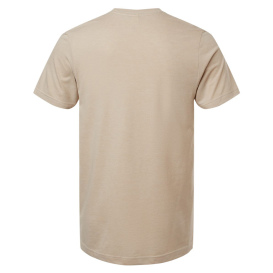 Tultex 602CVC Combed CVC T-Shirt - Heather Tan