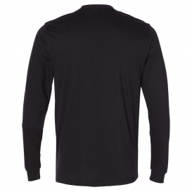 Next Level 6411 Sueded Long Sleeve Crew - Black