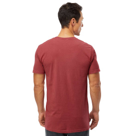 M&O 6500M Unisex Vintage Garment Dyed T-Shirt - Crimson