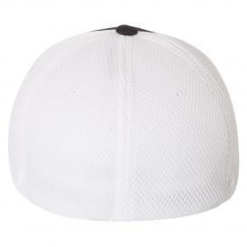 Flexfit 6533 Ultrafiber Mesh Cap - Black/White