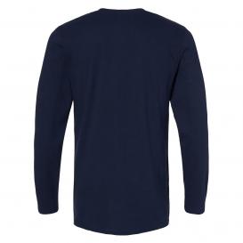 LAT 6918 Fine Jersey Long Sleeve Tee - Navy