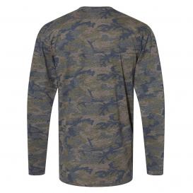 LAT 6918 Fine Jersey Long Sleeve Tee - Vintage Camo