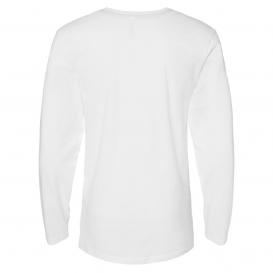 LAT 6918 Fine Jersey Long Sleeve Tee - White