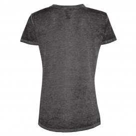 J. America 8116 Women\'s Zen Jersey Short Sleeve T-Shirt - Twisted Black