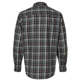 Burnside 8220 Perfect Flannel Work Shirt - Grey/Ecru