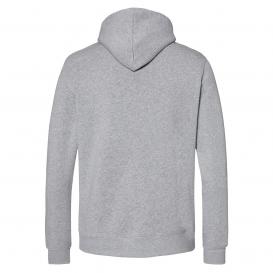 J. America 8879 Gaiter Fleece Hooded Sweatshirt - Grey Heather