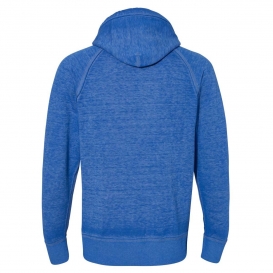 J. America 8915 Vintage Zen Fleece Hooded Pullover Sweatshirt - Twisted Royal
