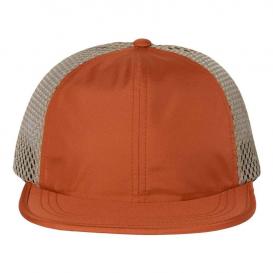 Richardson 935 Rouge Wide Set Mesh Cap - Texas Orange/Khaki