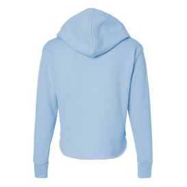 Next Level 9384 Women\'s Laguna Sueded Hoodie - Stonewash Denim