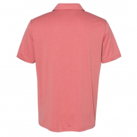 adidas A240 Heathered Sport Shirt - Power Red Heather