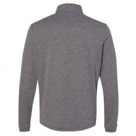 adidas A401 Lightweight Quarter-Zip Pullover - Black Heather