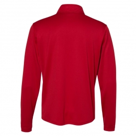 adidas A401 Lightweight Quarter-Zip Pullover - Power Red