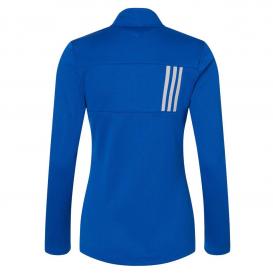 adidas A483 Women\'s 3-Stripes Double Knit Full-Zip - Team Royal/Grey Two