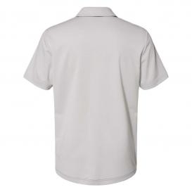 adidas A508 Heathered Colorblock 3-Stripes Sport Shirt - Grey Two Heather/Collegiate Navy Heather