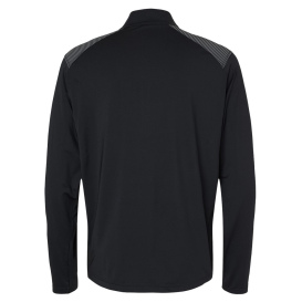 adidas A520 Shoulder Stripe 1/4-Zip Pullover - Black