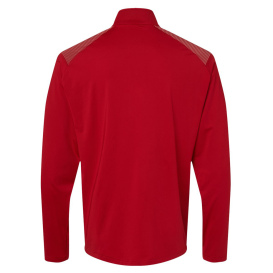 adidas A520 Shoulder Stripe 1/4-Zip Pullover - Team Power Red