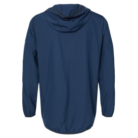 adidas A524 Hooded Full Zip Windbreaker - Collegiate Navy
