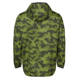 adidas A524 Hooded Full Zip Windbreaker - Tech Olive/Legend Earth