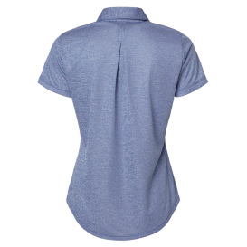 adidas A592 Women's Space Dyed Polo - Collegiate Royal Melange