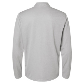 adidas A593 Space Dyed Quarter-Zip Pullover - Grey One Heather