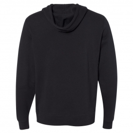 Independent Trading Co. AFX90UN Unisex Lightweight Hooded Sweatshirt - Black