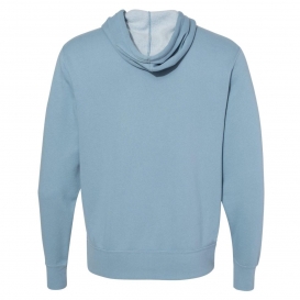 Independent Trading Co. AFX90UNZ Unisex Lightweight Full-Zip Hooded Sweatshirt - Misty Blue