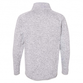 Burnside 3901 Sweater Knit Jacket - Heather Grey