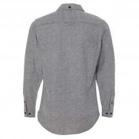 Burnside 8200 Solid Long Sleeve Flannel Shirt - Heather Grey