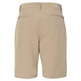 Burnside 9820 Hybrid Stretch Shorts - Khaki Heather