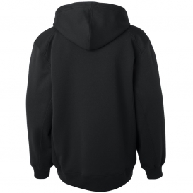 Badger Sport 2454 Youth Performance Fleece Hooded Sweatshirt - Black