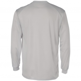 Badger Sport 4104 B-Core Long Sleeve T-Shirt - Silver