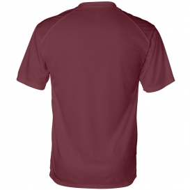 Badger Sport 4120 B-Core T-Shirt with Sport Shoulders - Cardinal