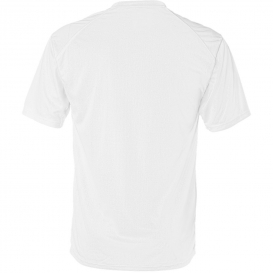 Badger Sport 4120 B-Core T-Shirt with Sport Shoulders - White