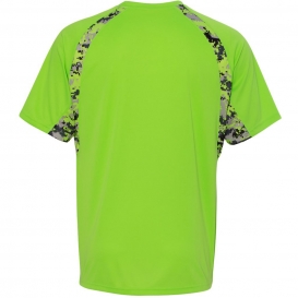Badger Sport 4140 Digital Camo Hook T-Shirt - Lime