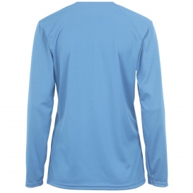 Badger Sport 4164 Women's B-Core Long Sleeve T-Shirt - Columbia Blue