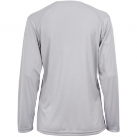 Badger Sport 4164 Women\'s B-Core Long Sleeve T-Shirt - Silver